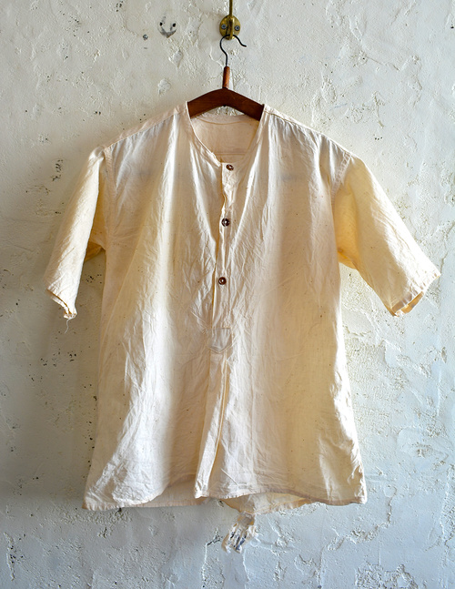 Bulgarian army cotton linen pull over shirts_f0226051_15402629.jpg