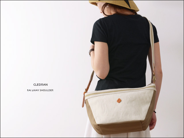 CLEDRAN [クレドラン] RAI 2WAY SHOULDER [CL-2134] キャンバスショルダーバッグ MEN\'S/LADY\'S_f0051306_14343819.jpg