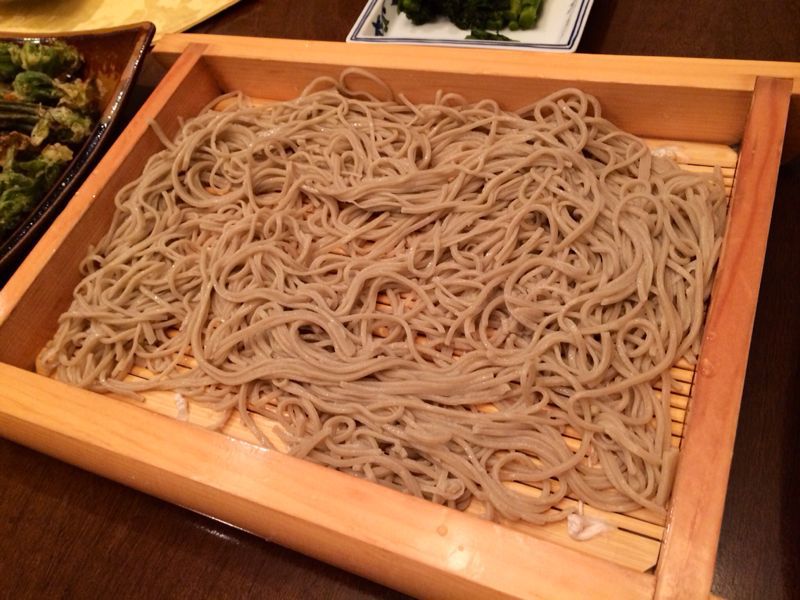 山菜天ぷら & おそば_c0151965_1344623.jpg