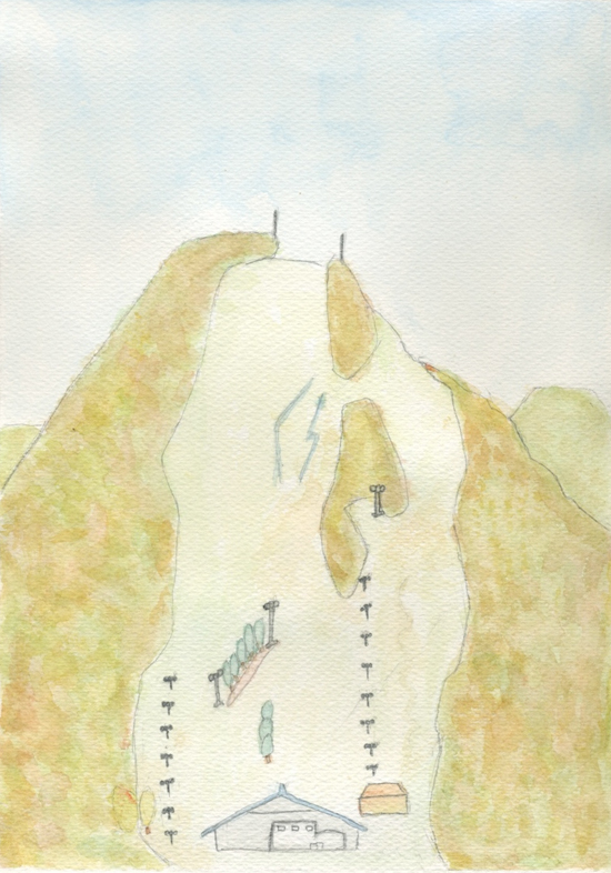 中学校３年生卒業を前に描いた 中学校生活の思い出の場所 そうだったのか 子どもの絵