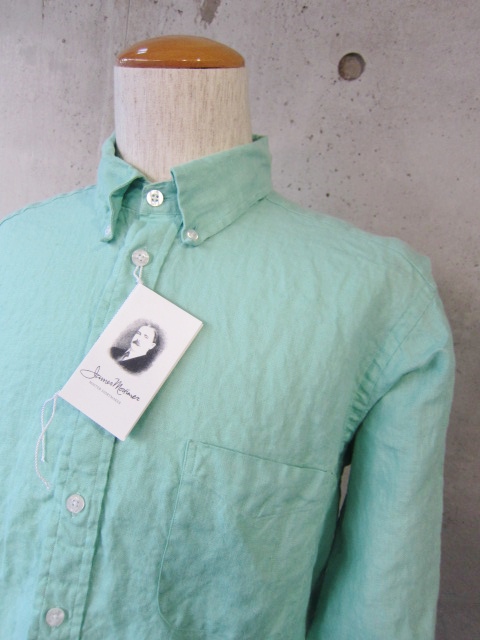 James Mortimer ・・・ LINEN B/D SHIRTS!★! 今春夏・注目の大人シャツ🎶_d0152280_16595851.jpg