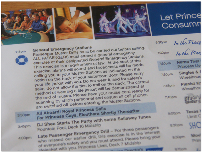 東カリブ海クルーズ(9) いよいよ出航_d0210324_813936.jpg