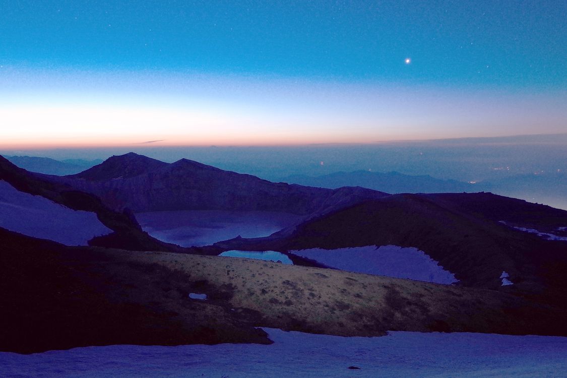 草津白根山湯釜を望む星月夜は如何に？♪_a0031821_19414272.jpg