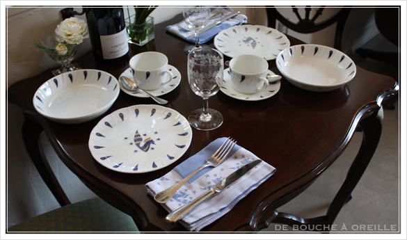 Air Franceに乗って... Service de table pour deux エールフランスの食器たち_d0184921_1563010.jpg