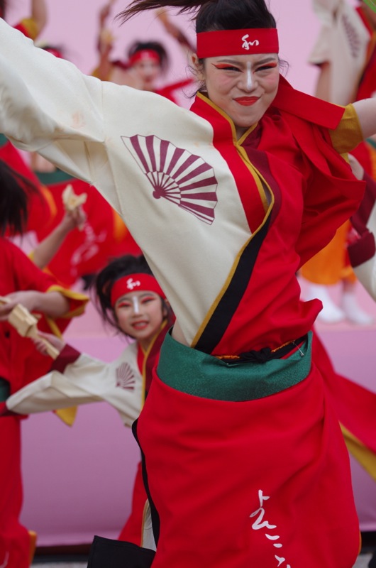 京都さくらよさこい２０１４一日目その２７（よさこい連「わ」）_a0009554_0384841.jpg