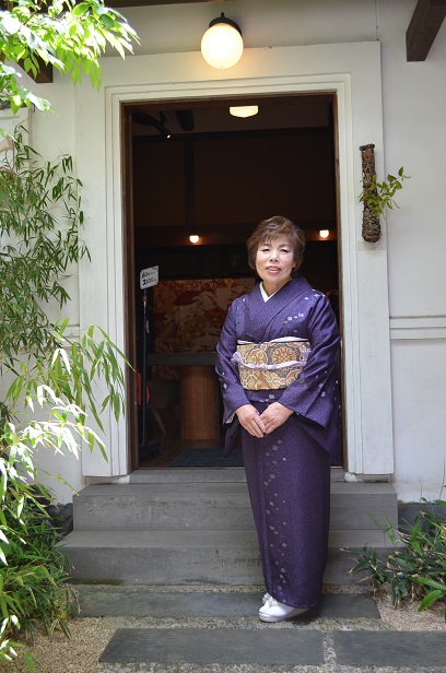 天目染めの着物を纏い、結婚式へ_d0230676_1514597.jpg