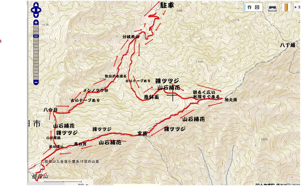 八丁越～メンノツラ谷～池之原～祖母山～メンノツラ谷～八丁越え_f0193521_175857100.jpg