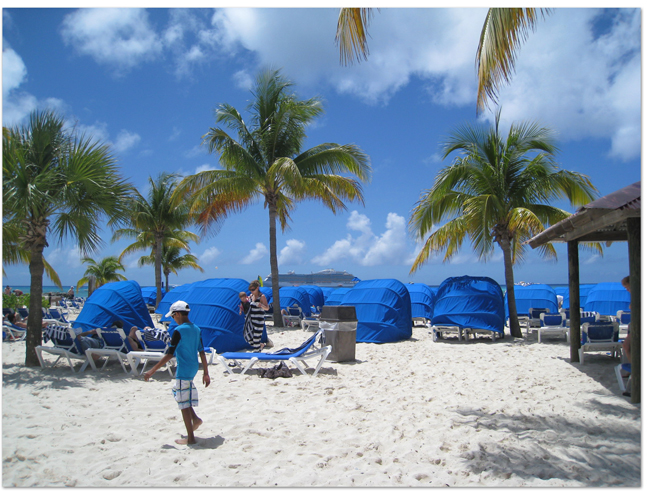 東カリブ海クルーズ(11) プライベートアイランド_d0210324_6581548.jpg