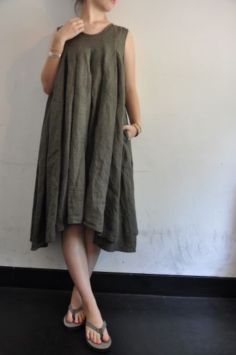 この夏着たい　リネンのワンピース　　・　・　・　　　　=TRAVAIL MANUEL=_b0110582_19313541.jpg
