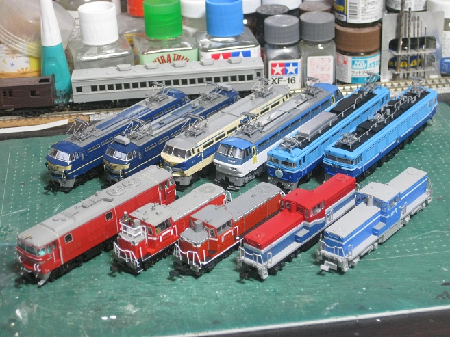 トミックスED76/EF81（ともにJR九州試験色）の整備
