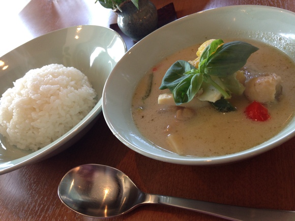 かわのほとりのグリーンカレー。_f0325671_1530465.jpg