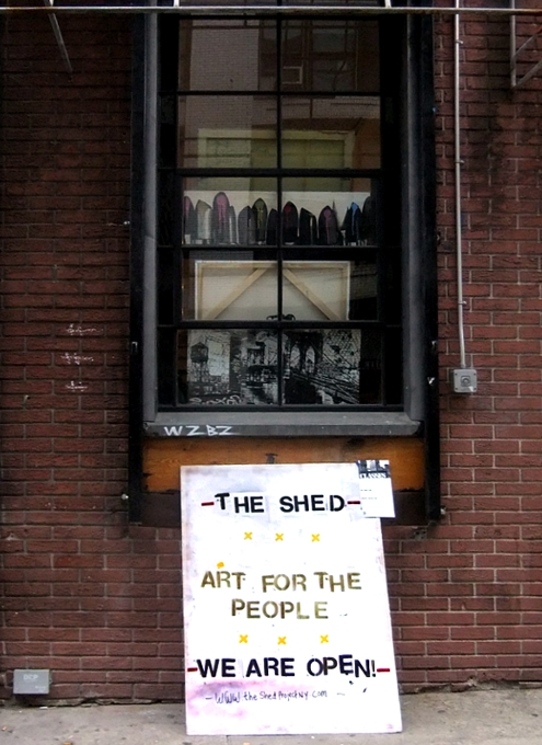 いかにもNYらしい新しいギャラリー、THE SHED \"Art for the people\"_b0007805_695046.jpg