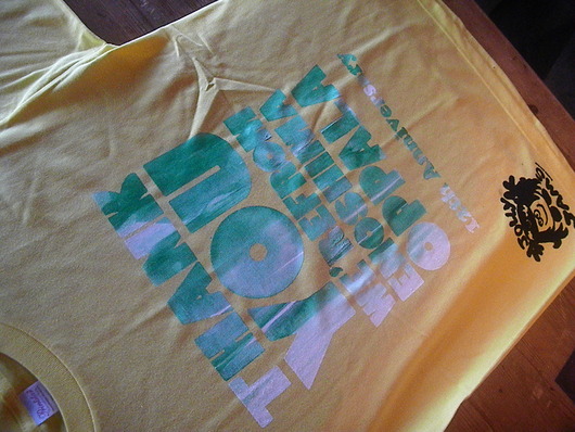 COLORgung × Oppa-La manⅡman手刷りTシャツ!!_d0106911_320867.jpg