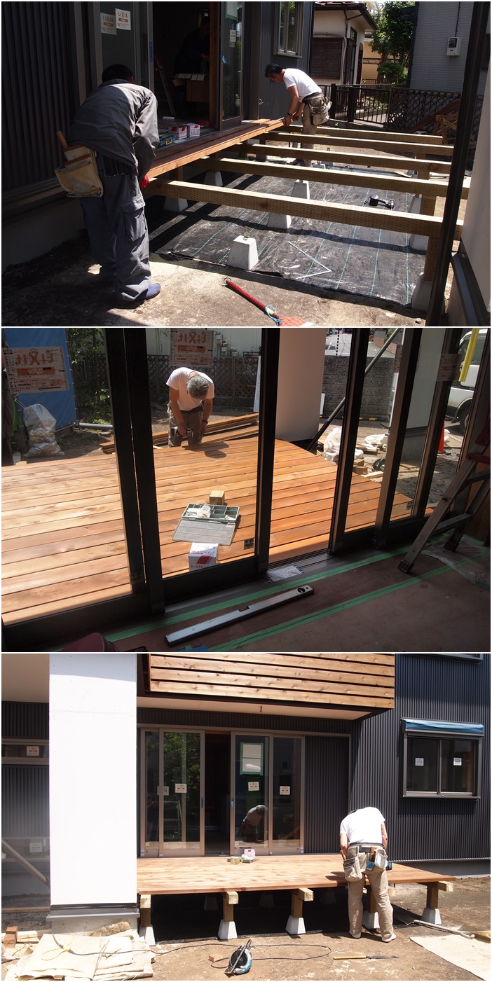相模原市中央区の家☆デッキ工事_c0152341_2227472.jpg
