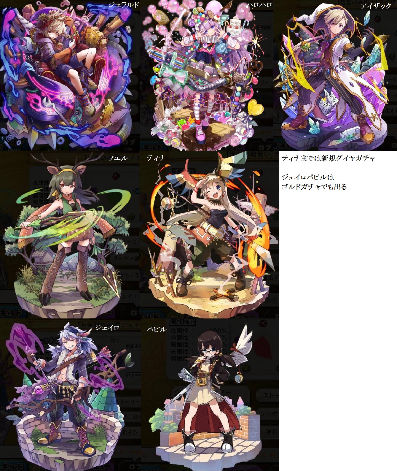 追加ユニット 進化ユニットの見た目一覧2 ロシャナク ジェラルド シエラ キャロル メルクストーリア Naruの今を生きる 追加ユニット 進化ユニットの見た目一覧2 ロシャナク ジェラルド シエラ キャロル メルクストーリア Naruの今を生きる