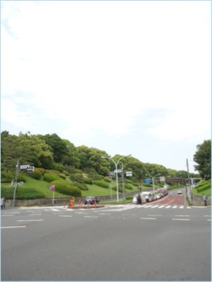 代々木公園駅から渋谷方面へ。_e0029472_0291339.jpg