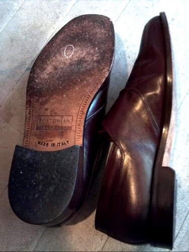 BOSTONIAN Monk Strap Leather Shoes_e0186280_1775167.jpg