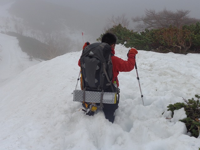 燕岳ハイク 2014.5.14~15 (後半)_c0147398_18503349.jpg