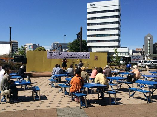 昭和のかほり オープンカフェLIVE_f0109257_4441696.jpg