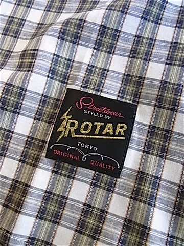 ROTAR / 「Chain logo」Check S/S SHIRT_f0139457_15495239.jpg