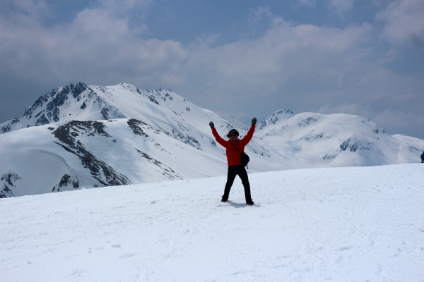 残雪の剱岳を望む_b0244811_23161553.jpg