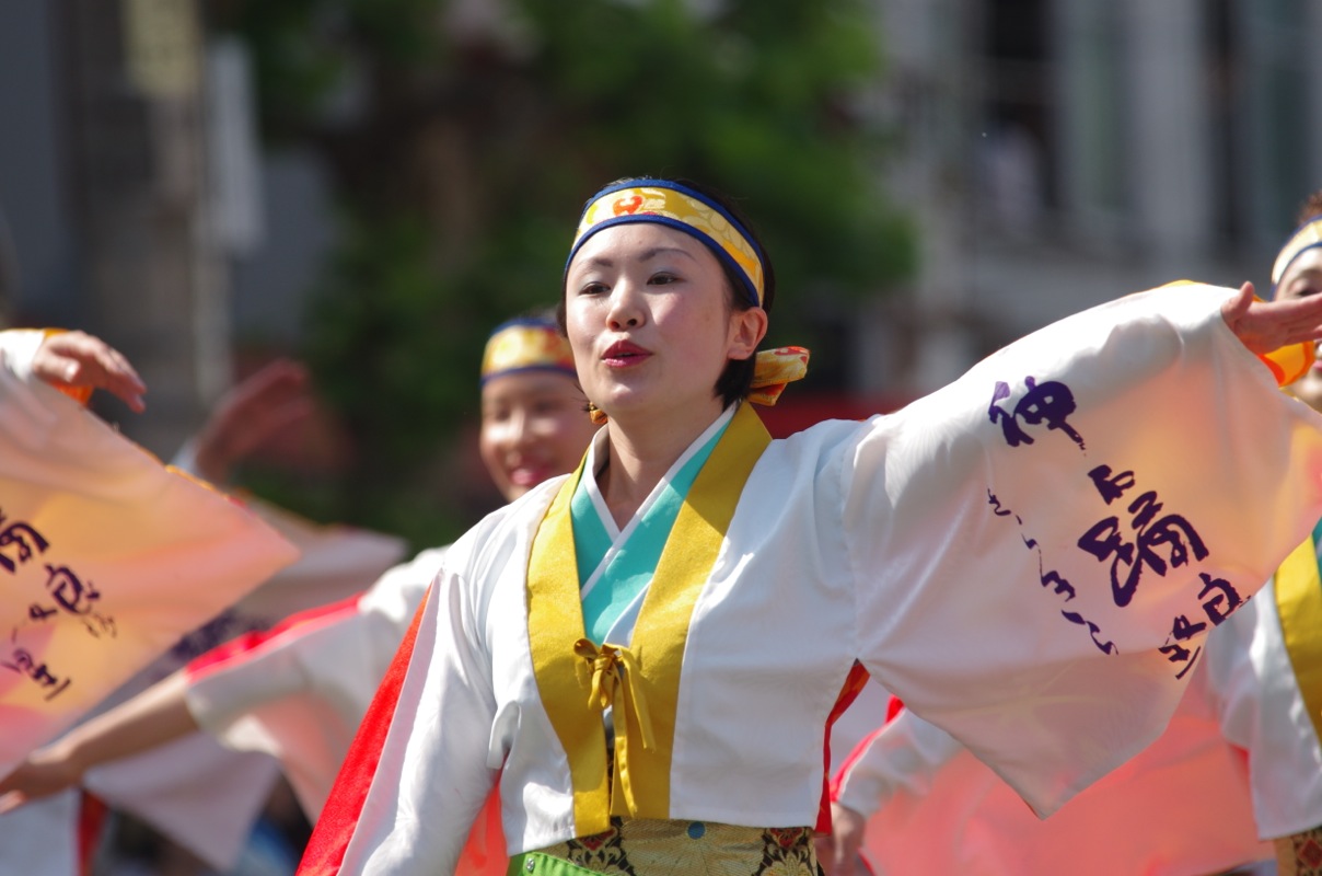 福山ばら祭２０１４その５（神石踊娘隊きらきら星）_a0009554_18315378.jpg