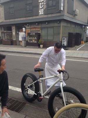 小樽 堺町通りで2４段変速ファットバイクの大試乗会！！_b0271789_1649189.jpg