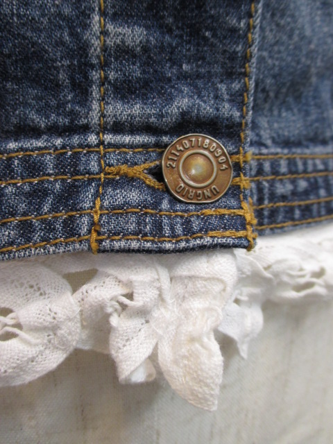 Ungrid - レースコンビデニムビスチェ Ungrid（アングリッド）の「【Casual】レースコンビデニム