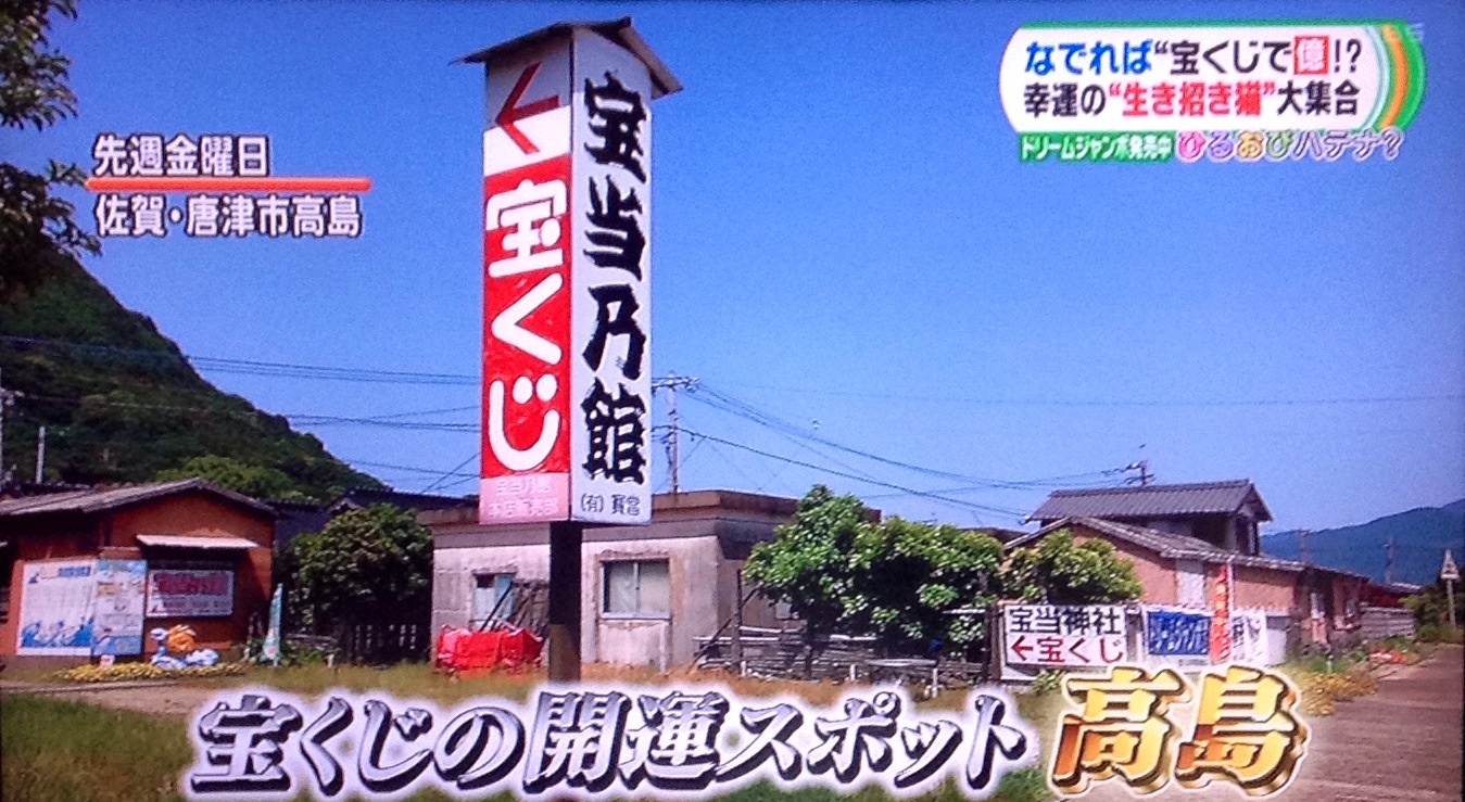 宝くじが当たる神社と、福を招く生きた招き猫！！_b0301400_14503056.jpg