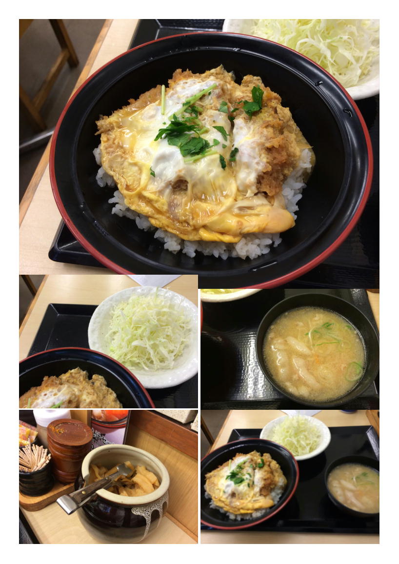 北千住 かつや 朝定食を発見 ミニカツ丼380円 中年夫婦の外食