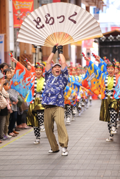 高知よさこい情報交流館 開館1周年記念セレモニー とらっく（（一般社団法人）高知県トラック協会））_a0077663_21512618.jpg