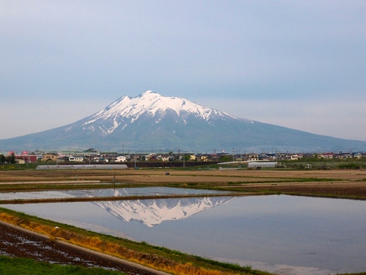 水田と岩木山　翌朝_c0171980_19215994.jpg