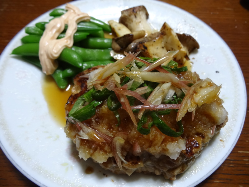 野菜と豚のカレースープ煮、野菜サラダ、麻婆豆腐、カレーライス、おろしハンバーグ、鶏唐揚げです。_c0225997_7404753.jpg