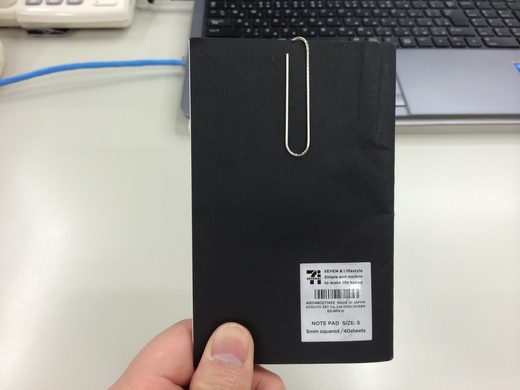 セブンイレブンのメモ帳 Note Pad つましい暮らし