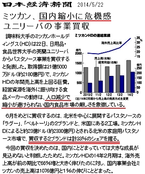 ミツカンがユニリーバから「ラグー」と「ベルトーリ」を買収!!! 海外売上比率50%超へのグローバル戦略_b0007805_271295.jpg