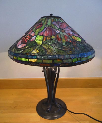 ポピーのランプが完成しました！ : ステンドグラス教室 カトレアグラスblog