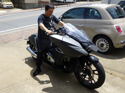 新しいバイクの試乗 Take Blog