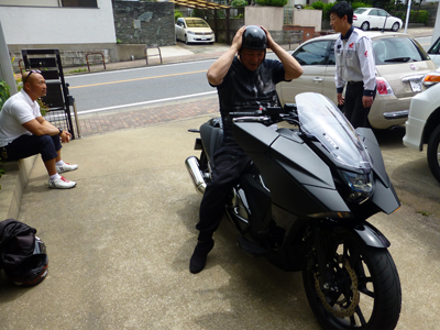 新しいバイクの試乗 Take Blog