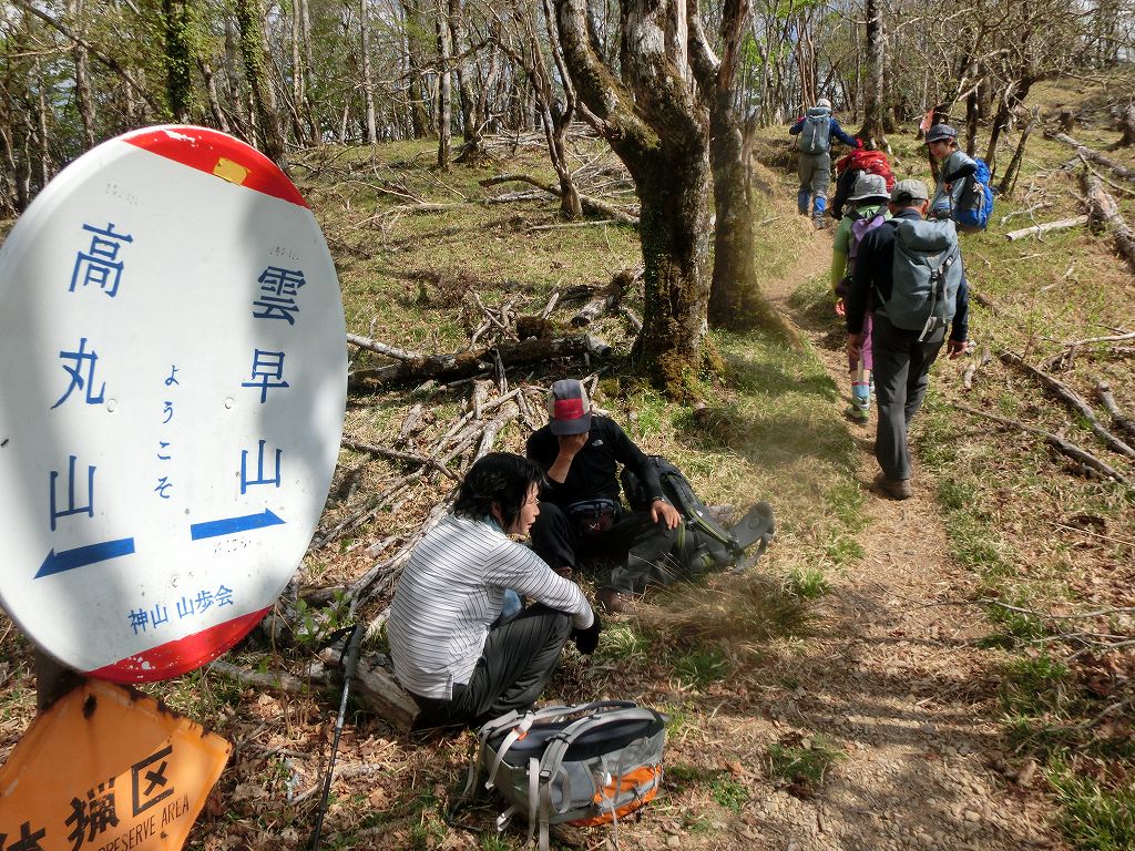 高丸山～雲早山　花咲き乱れる　縦走コース　_b0124306_1120138.jpg