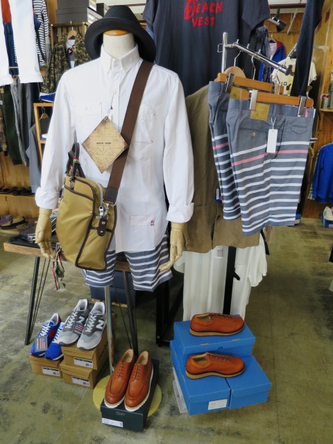 大人のTAILOR BORDER SHORTS 。。。By RING JACKET_d0152280_10504949.jpg