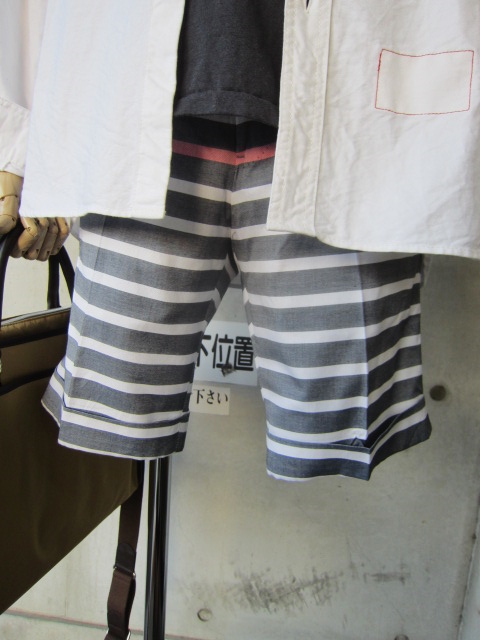 大人のTAILOR BORDER SHORTS 。。。By RING JACKET_d0152280_1054499.jpg