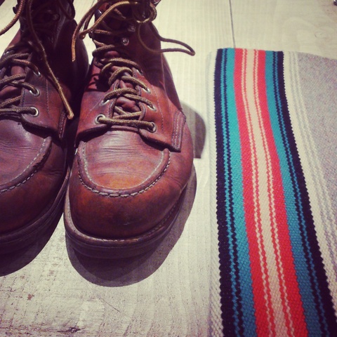 1980s \"RED WING\" vintage IRISH SETTER ._d0172088_2213654.jpg