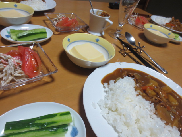 カレー・・・休肝日を休む(^_-)-☆_f0248616_1051624.jpg