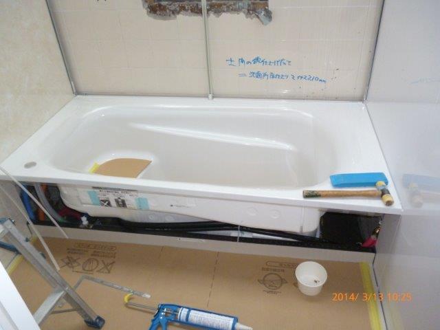 在来浴室からTOTOサザナへリフォーム 4_e0207151_10461517.jpg