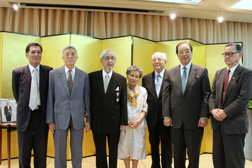 蔡焜燦先生への叙勲伝達式_b0199170_22451538.jpg