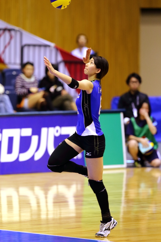 13 14ｖプレミアリーグ 久光製薬スプリングス 6 石井優希 The Sports Scene