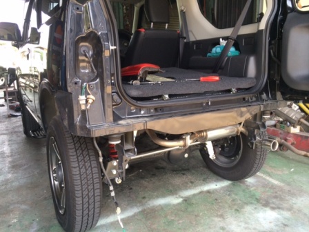 Jb23 リアバンパー交換 4wd Project Jb23 リアバンパー交換 4wd Project