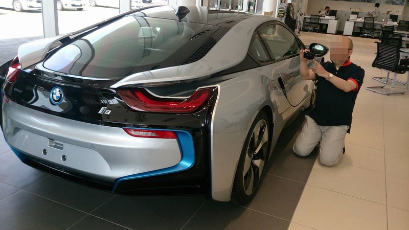 BMW i8 @ 神戸東灘テクニカルセンター_a0022024_19441450.jpg