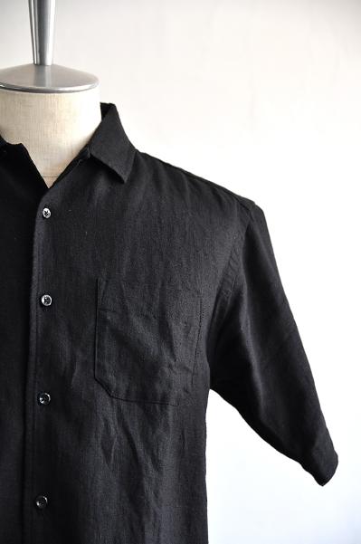 jujudhau　 HALF SLEEVE SHIRTS(BLACK)_d0120442_11533838.jpg