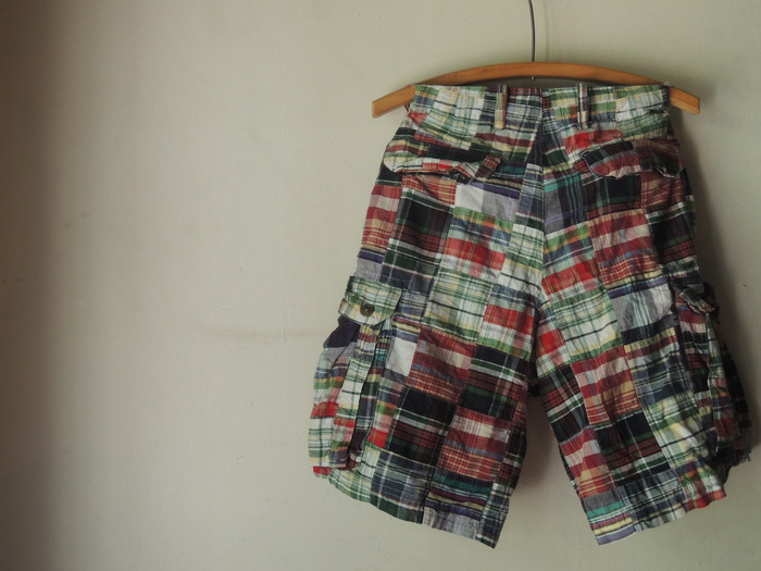 PATCH WORK SHORT PANTS--RECOMMEND--_c0176867_14165212.jpg